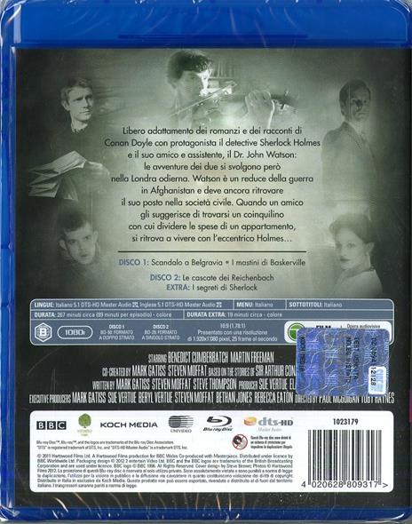 Sherlock. Stagione 2. Serie TV ita (2 Blu-ray) di Paul McGuigan,Euros Lyn,Toby Haynes - Blu-ray - 2