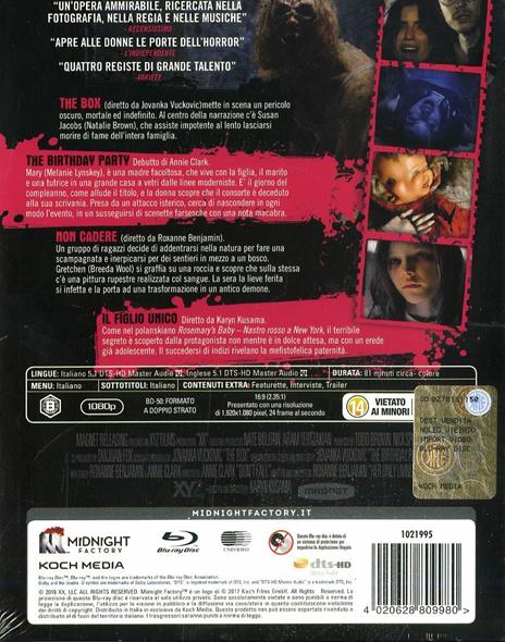 XX. Donne da morire. Limited Edition con Booklet (Blu-ray) di Roxanne Benjamin,Karyn Kusama,St. Vincent,Jovanka Vuckovic - Blu-ray - 2
