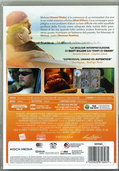 Sunlight Jr. (DVD) di Laurie Collyer - DVD - 2