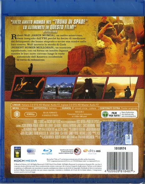 Road to Paloma (Blu-ray) di Jason Momoa - Blu-ray - 2