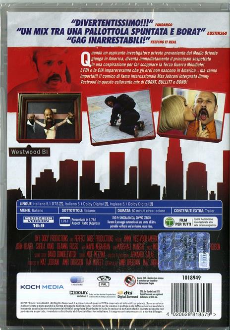 Jimmy Vestvood. Benvenuti in Amerika (DVD) di Jonathan Kesselman - DVD - 2