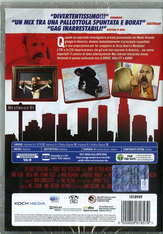 Jimmy Vestvood. Benvenuti in Amerika (DVD) di Jonathan Kesselman - DVD - 2