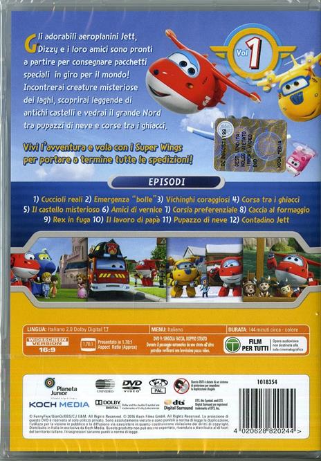 Super Wings. Vol. 1. In missione in Europa di Josh Selig - DVD - 2