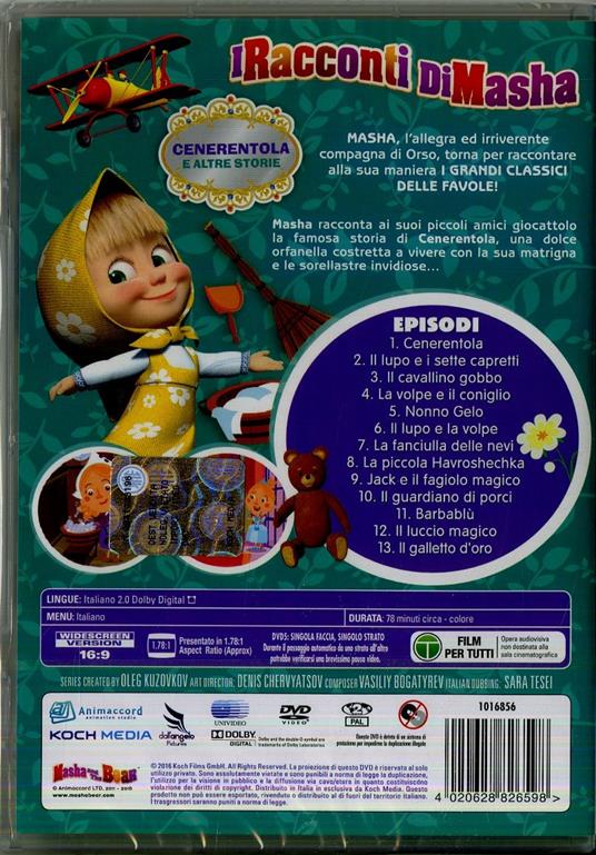 I racconti di Masha. Vol. 2. Cenerentola e altre storie - DVD - 2