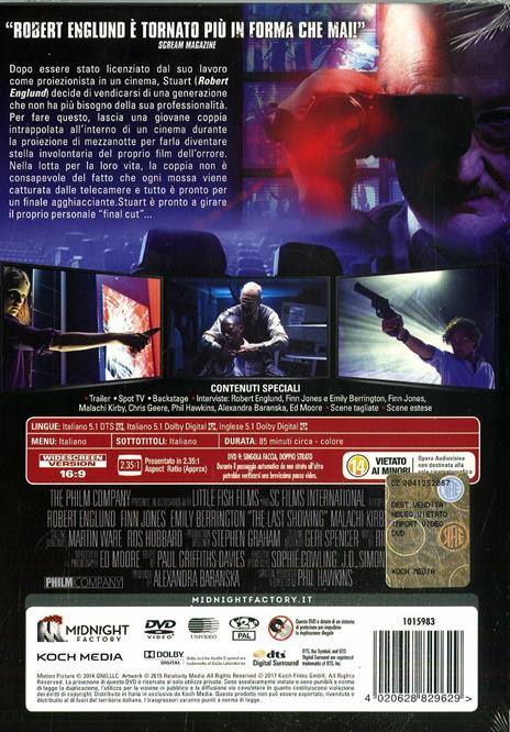 The Last Showing. Limited Edition (DVD)<span>.</span> Limited Edition di Phil Hawkins - DVD - 2