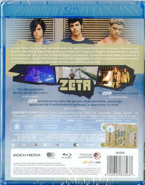 Zeta. Una storia hip-hop di Cosimo Alemà - Blu-ray - 2