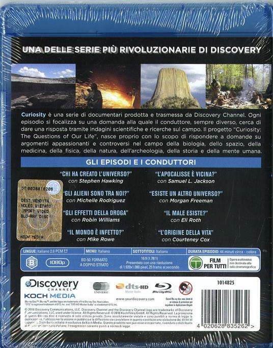 Curiosity. Le migliori puntate. Discovery Channel (2 Blu-ray) - Blu-ray - 2