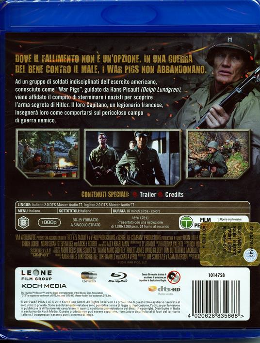 War Pigs di Ryan Little - Blu-ray - 2