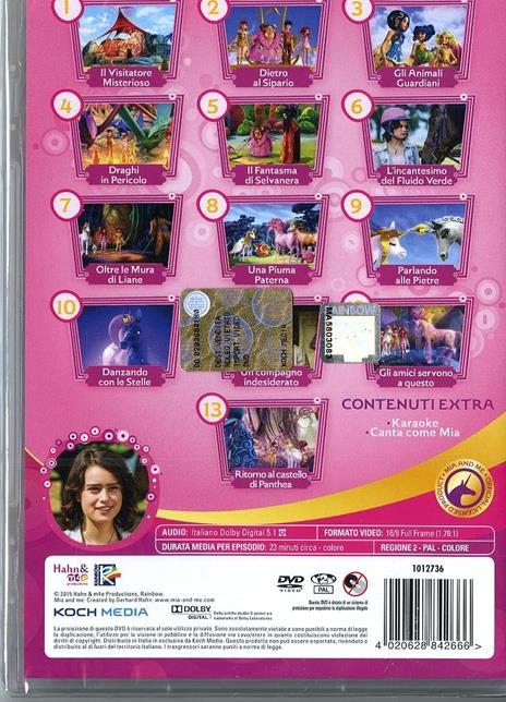 Mia and Me. Stagione 2. Vol. 1 (2 DVD) - DVD - 2