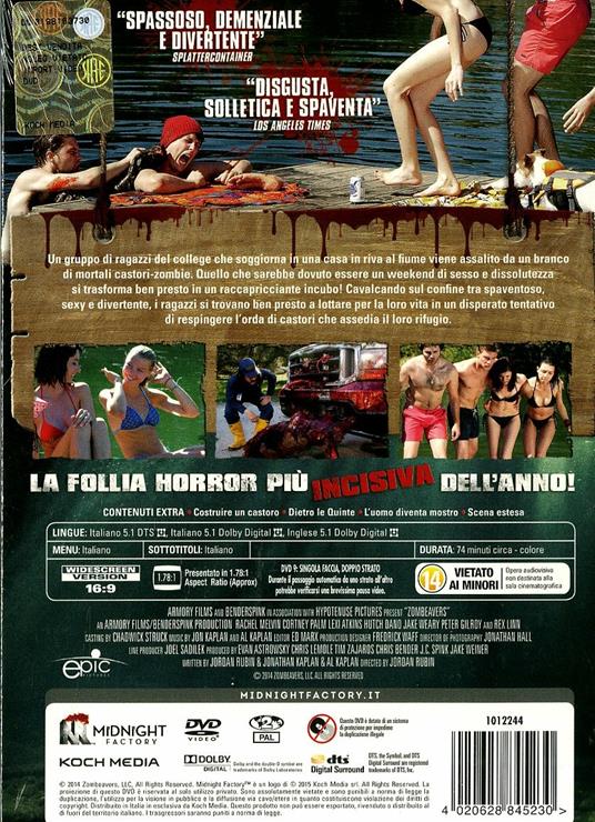 Zombeavers<span>.</span> Edizione limitata di Jordan Rubin - DVD - 2