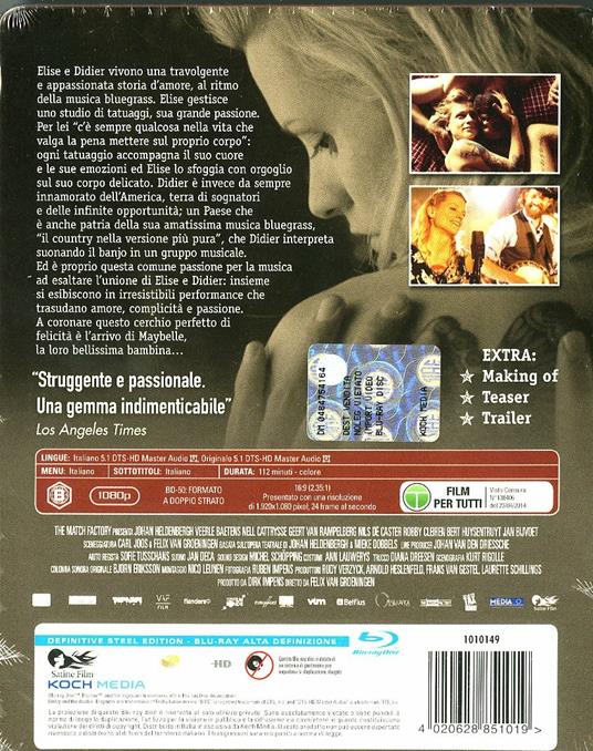 Alabama Monroe. Una storia d'amore (Steelbook)<span>.</span> Limited Edition di Felix van Groeningen - Blu-ray - 2