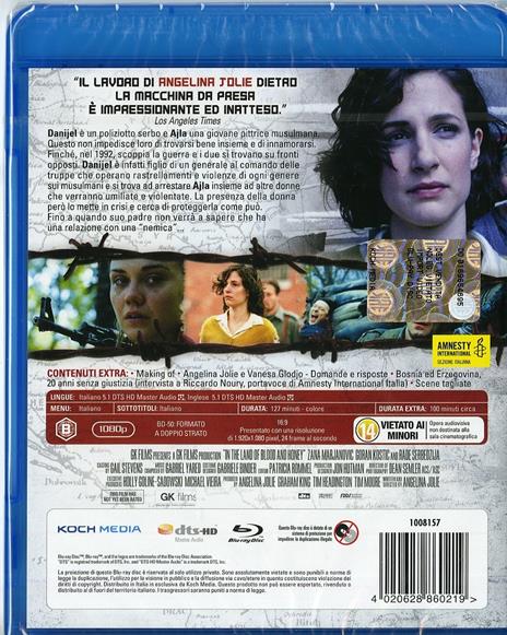 Nella terra del sangue e del miele di Angelina Jolie - Blu-ray - 2