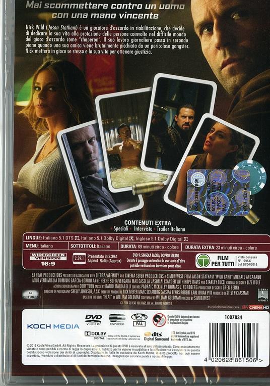 Joker. Wild Card di Simon West - DVD - 2