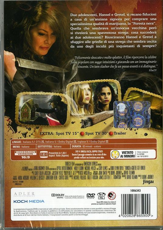 Hansel e Gretel e la strega della foresta nera di Duane Journey - DVD - 2