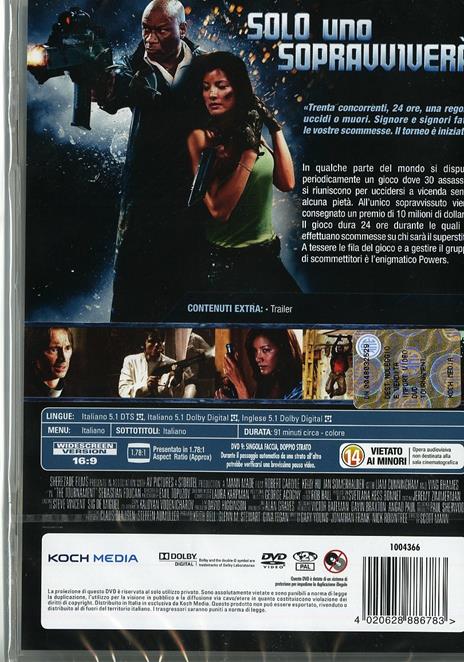 The Tournament di Scott Mann - DVD - 2