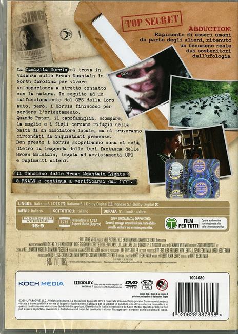 Alien Abduction. Rapimenti alieni di Matty Beckerman - DVD - 2