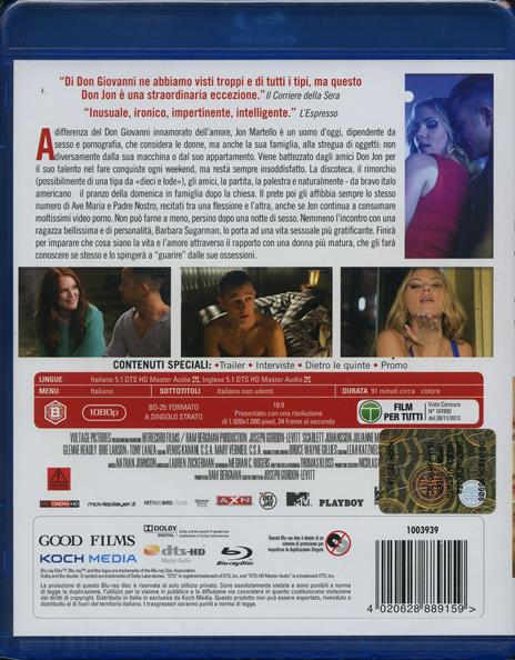Don Jon di Joseph Gordon-Levitt - Blu-ray - 2