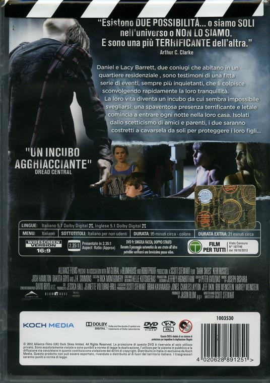 Dark Skies. Oscure presenze di Scott Stewart - DVD - 2