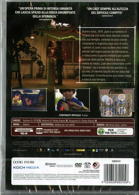 Infanzia clandestina di Benjamín Ávila - DVD - 2