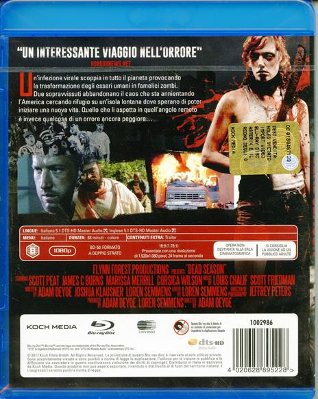 Dead Season (Blu-ray) di Adam Deyoe - Blu-ray - 2