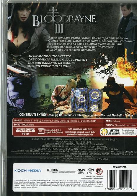 BloodRayne 3 di Uwe Boll - DVD - 2