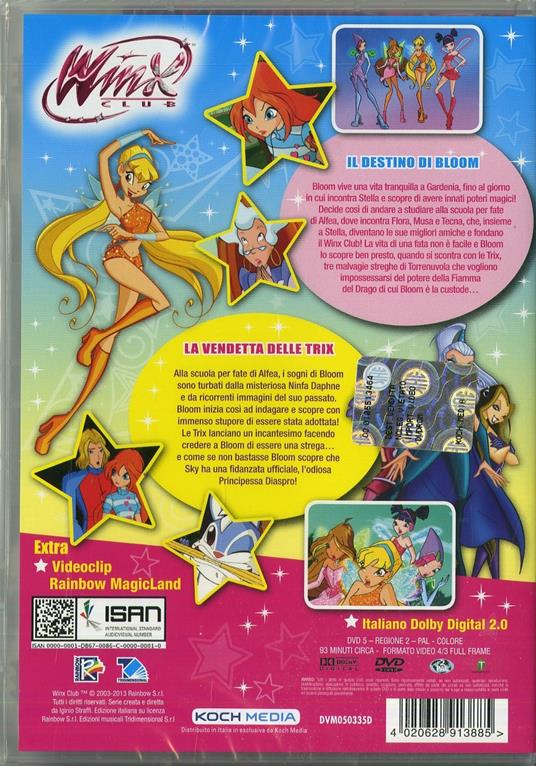Winx Club. Tv Movie 1. Il destino di Bloom. La vendetta delle Trix di Anthony Salerno,Iginio Straffi - DVD - 2