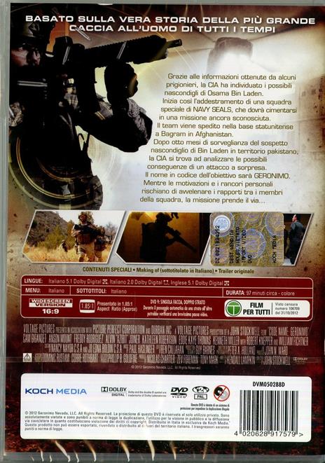 Code Name Geronimo di John Stockwell - DVD - 2