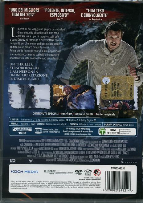 The Grey di Joe Carnahan - DVD - 2