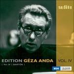 Edition Géza Anda vol.4 - CD Audio di Bela Bartok,Géza Anda