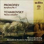 Sinfonia n.5 / Romeo e Giulietta - SuperAudio CD ibrido di Sergei Prokofiev,Pyotr Ilyich Tchaikovsky,Thomas Sanderling