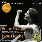 Concerto per pianoforte op.54 - Concerto per pianoforte n.2 - CD Audio di Ludwig van Beethoven,Robert Schumann,Annie Fischer,Leon Fleisher