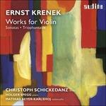 Sonate per violino solo n.1, n.2 - CD Audio di Ernst Krenek