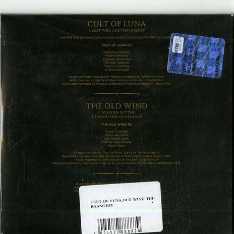 Raangest - CD Audio di Cult of Luna,Old Wind - 2