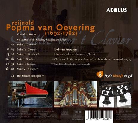 Reijnold Popma Van Oevering - Complete W - CD Audio di Bob Van Asperen - 2