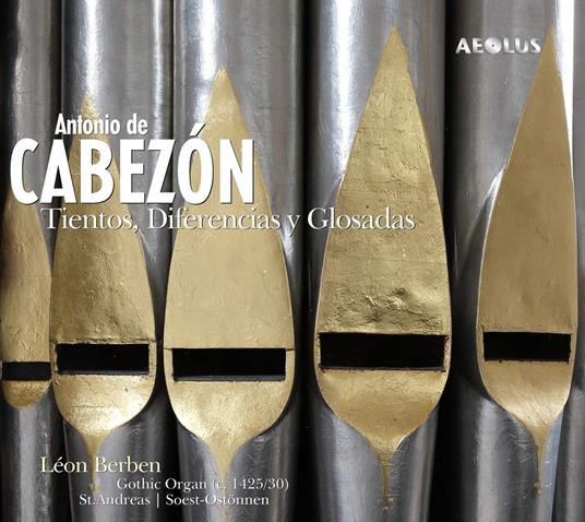 Antonio De Cabez N - Tientos, Diferencia - CD Audio di Leon Berben