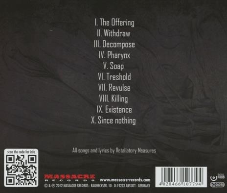 Withdrawal Syndromes - CD Audio di Retaliatory Measures - 2
