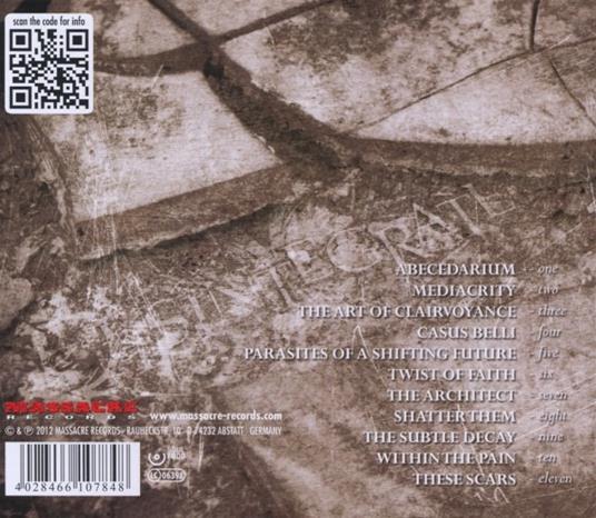 Parasites of a Shifting Future - CD Audio di Disintegrate - 2