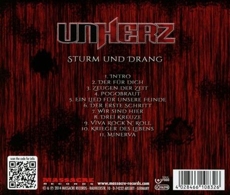 Sturm und Drang - CD Audio di Unherz - 2