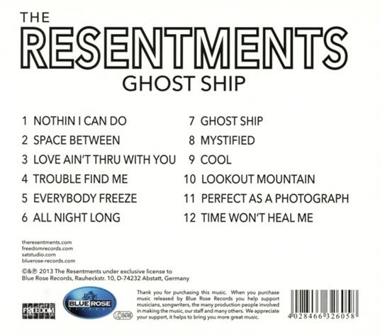 Ghost Ship - CD Audio di Resentments - 2