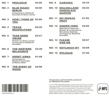 I Love You - CD Audio di Malakoff Kowalski - 2