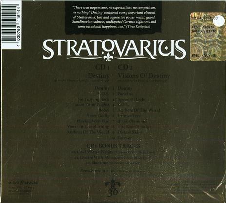 Destiny (Digipack) - CD Audio di Stratovarius - 2