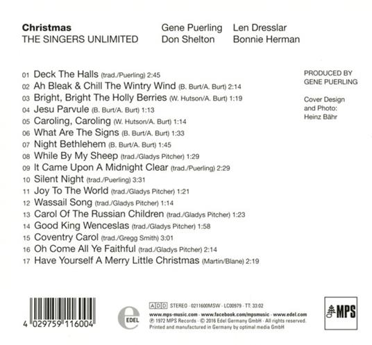 Christmas - CD Audio di Singers Unlimited - 2
