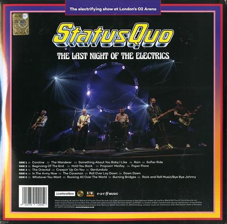 The Last Night of the Electrics - Vinile LP di Status Quo - 2