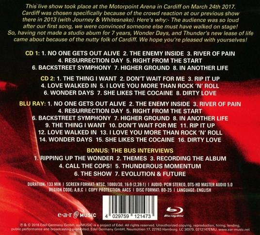 Stage - CD Audio + Blu-ray di Thunder - 2