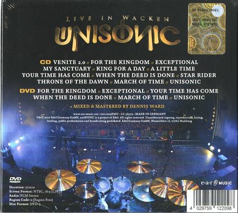 Live in Wacken (Digipack) - CD Audio + DVD di Unisonic - 2
