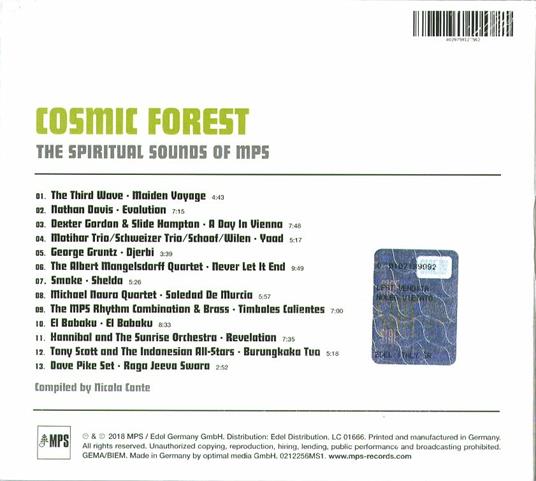 Cosmic Forest (Digipack) - CD Audio di Nicola Conte - 2