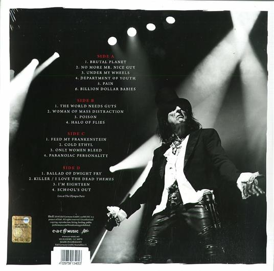 A Paranormal Evening at the Olympia Paris Live (Picture Disc Limited Edition) - Vinile LP di Alice Cooper - 2