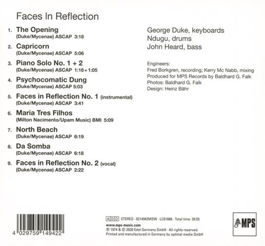 Faces In Reflection - CD Audio di George Duke - 2