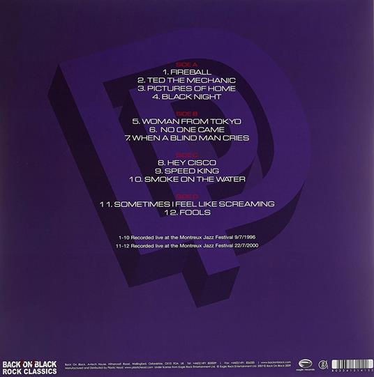 Live at Montreux 1996-2000 - CD Audio + DVD di Deep Purple - 2