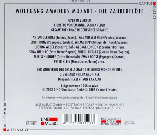 Il flauto magico (Die Zauberflöte) - CD Audio di Wolfgang Amadeus Mozart,Herbert Von Karajan - 2
